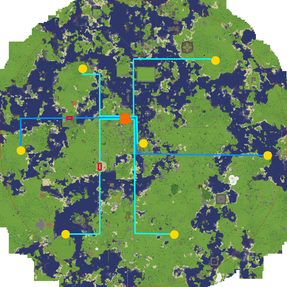 Proposed rail layout.