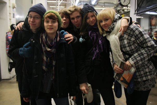 Third from the right :D
